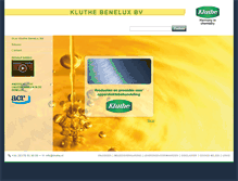 Tablet Screenshot of kluthe.nl